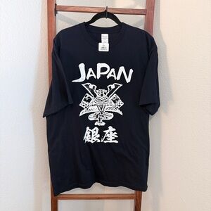 🇯🇵 Japan Graphic Tee – XL – Ginza Samurai Design 🇯🇵 NWT